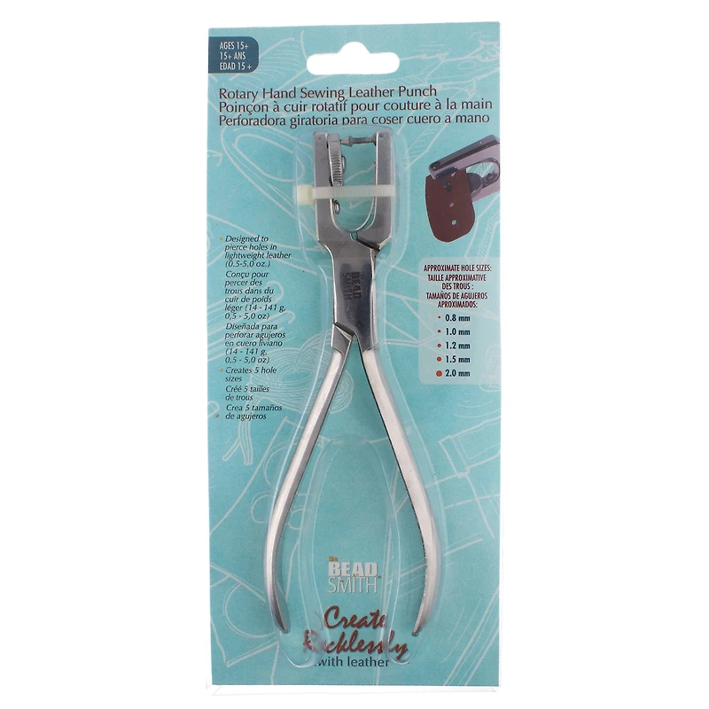 The Beadsmith® Rotary Hand Sewing Leather Punch