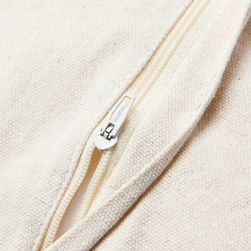 Hello Honey® Green & Natural Applique XO Throw Pillow with Fringe