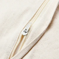 Hello Honey® Green & Natural Applique XO Throw Pillow with Fringe