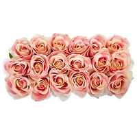 6'' Light Pink Roses in Black Planter