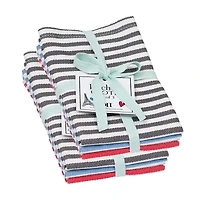 DII® I Love Paris Striped Heavyweight Dishcloths, 6ct.