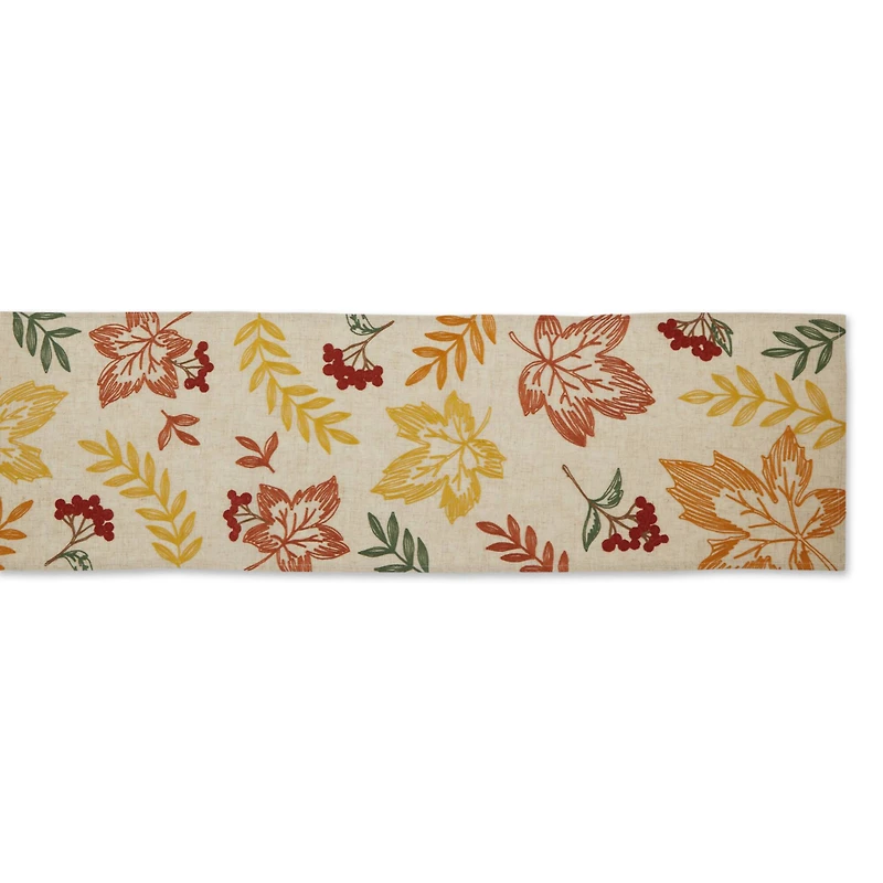 DII® 70" Scattered Leaves Table Runner