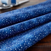 Fabric Traditions Navy Swirling Stars Cotton Fabric