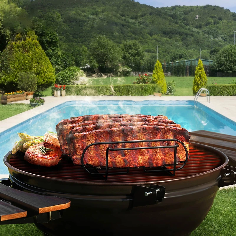 Sorbus 13.5" Black Non-Stick Grilling Rack