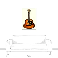 Traditional Guitar 24" x 36" Canvas Wall Art
