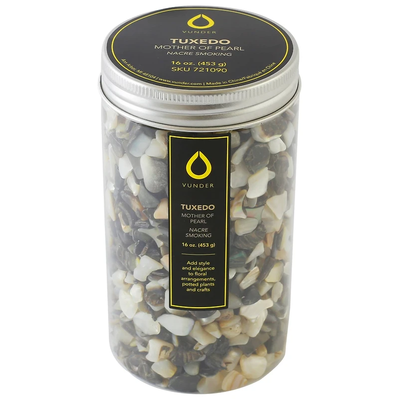 Vunder™ Crushed Tuxedo Mother of Pearl Shells