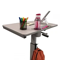Luxor Student Sit Stand Desk with Crank Handle