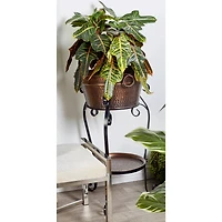 35" Copper Metal Rustic Wine Bucket