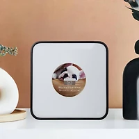 Expressions™ 5" x 5" Black Rounded Frame with Circle Mat by Studio Décor®