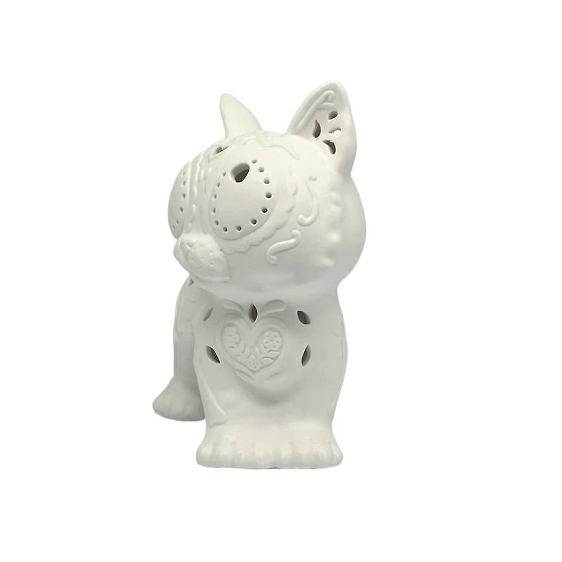 6.75" DIY LED Cat Ceramic Décor by Ashland®