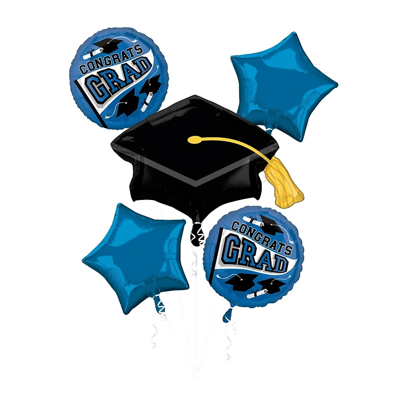 Congrats Grad Foil Balloon Bouquet