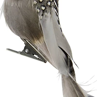 24" Brown & Gray Clip-On Bird Ornament