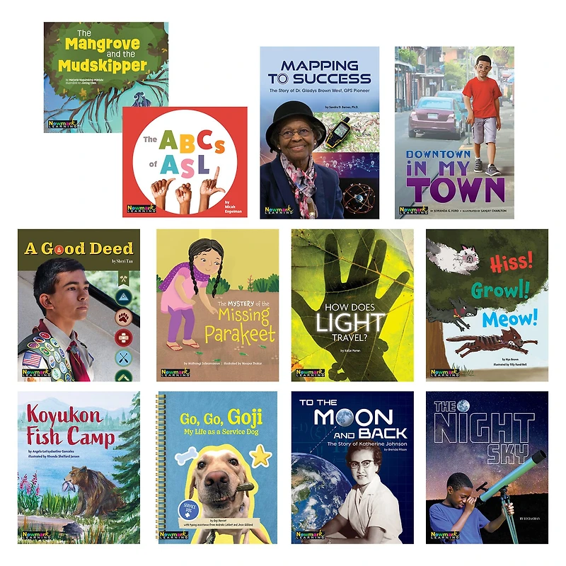 Newmark Learning Clear Windows Book Set of 12ct, Grade 1