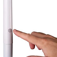 OttLite White Natural Daylight LED Flexible Floor Lamp