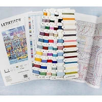 LetiStitch Winter Townhouse Counted Cross Stitch Kit