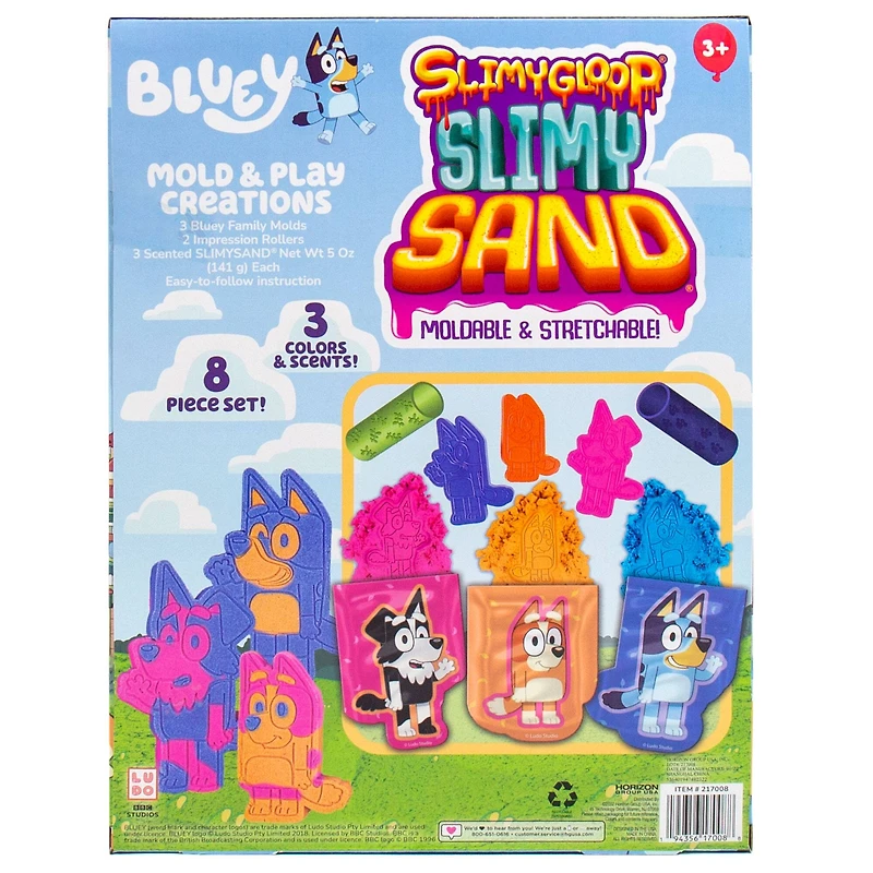 Bluey Slimy Gloop® Slimy Sand & Mold Set