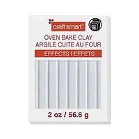 2oz. White Glitter Effects Oven Bake Clay by Craft Smart®