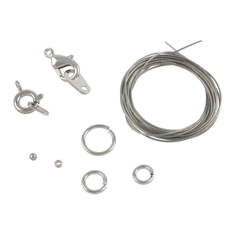 12 Pack: Premium Metals Rhodium Finding Kit by Bead Landing™