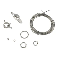 12 Pack: Premium Metals Rhodium Finding Kit by Bead Landing™