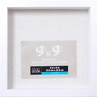 8 Pack: White 9" x 9" Belmont Shadow Box by Studio Décor®