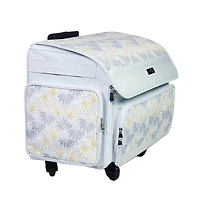 Everything Mary White 4-Wheels Deluxe Sewing Machine Storage Case