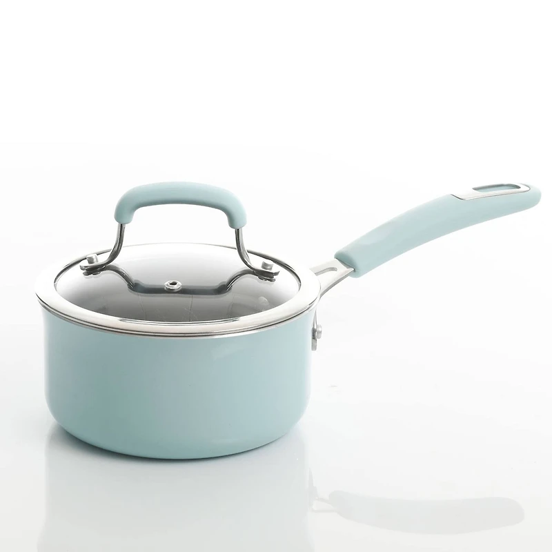 Kenmore® Elite Andover 10-Piece Glacier Blue Nonstick Aluminum Cookware Set