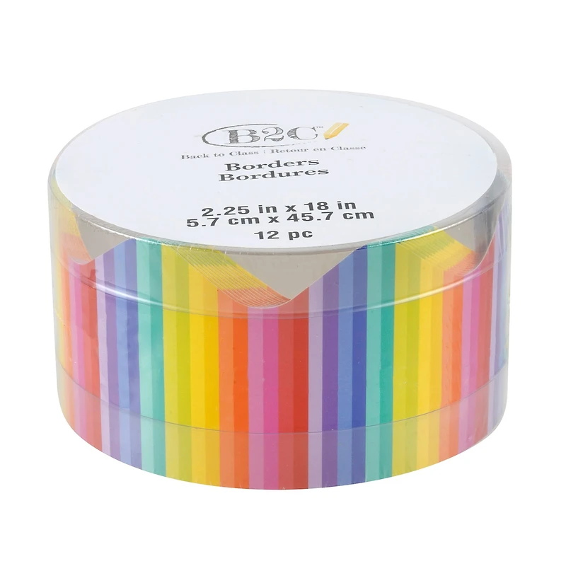 Rainbow Border Trim, 18ft. by B2C™