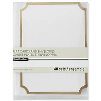 Foil Cards & Envelopes by Recollections™, 4" x 5.5"