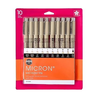 Micron® Black Archival Ink Pens, 10ct.