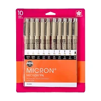 Micron® Black Archival Ink Pens, 10ct.