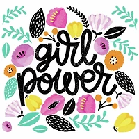 RoomMates Girl Power Peel & Stick Giant Wall Decals