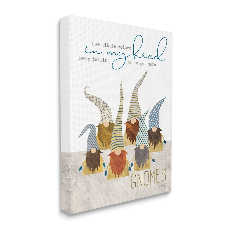 Stupell Industries Voices Get More Gnomes Canvas Wall Art