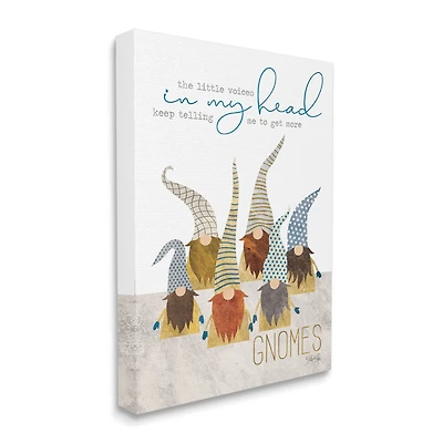 Stupell Industries Voices Get More Gnomes Canvas Wall Art