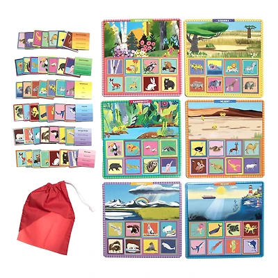 eeBoo Ready To learn Where Do I Live? Bingo Set