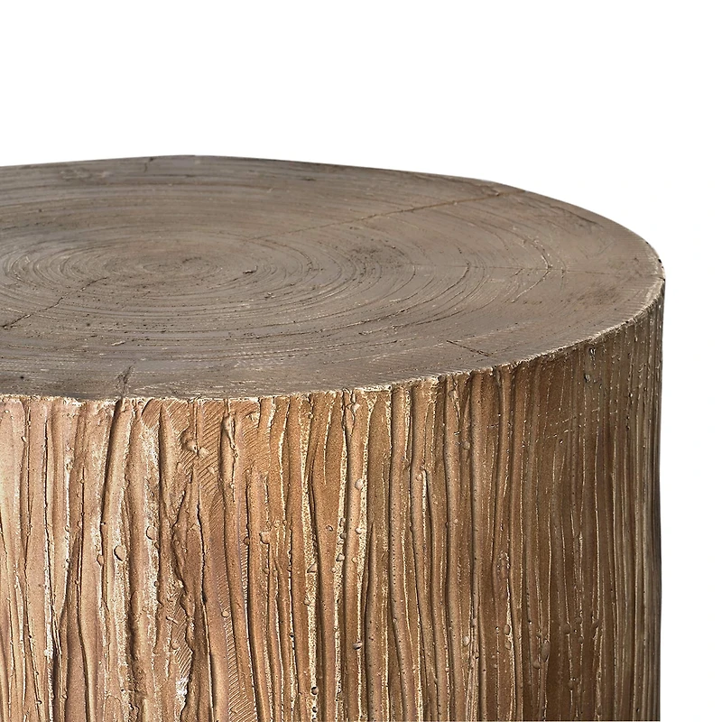 American Art Décor™ 15" Boho Tree Stump Accent Stool Side End Table