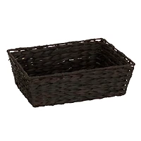 Household Essentials Dark Brown Wicker Storage Basket Set