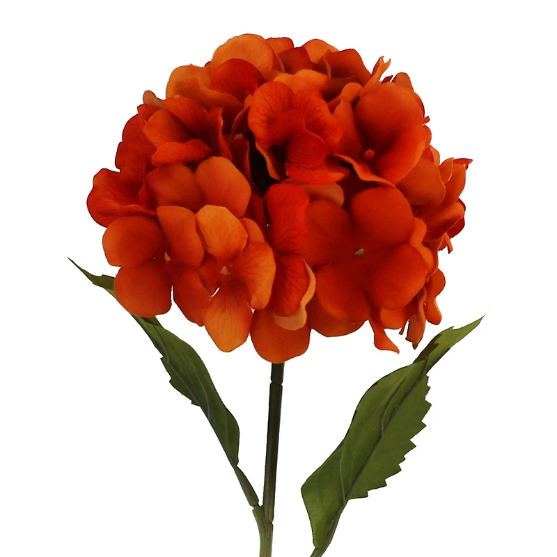 25" Orange Hydrangea Stem by Ashland®