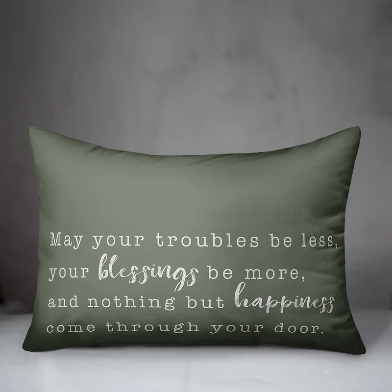 Blessings Be More Indoor/Outdoor Lumbar Pillow