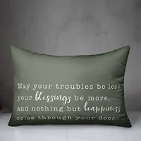 Blessings Be More Indoor/Outdoor Lumbar Pillow