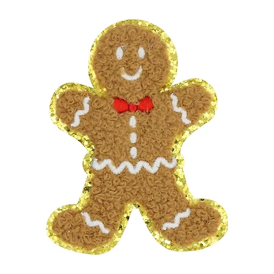 Gingerbread Cookie Iron-On & Adhesive Patch by Celebrate It™