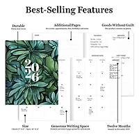 2026 Succulent Large Monthly Planner