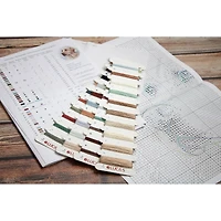 Luca-S Labrador Counted Cross Stitch Kit with Display Hoop