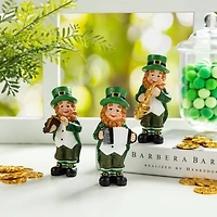Glitzhome® 5" St. Patrick's Leprechaun Musicians Table Décor Set