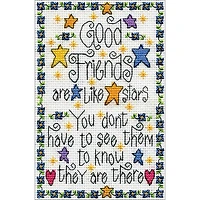 Design Works™ Good Friends Counted Cross Stitch Kit