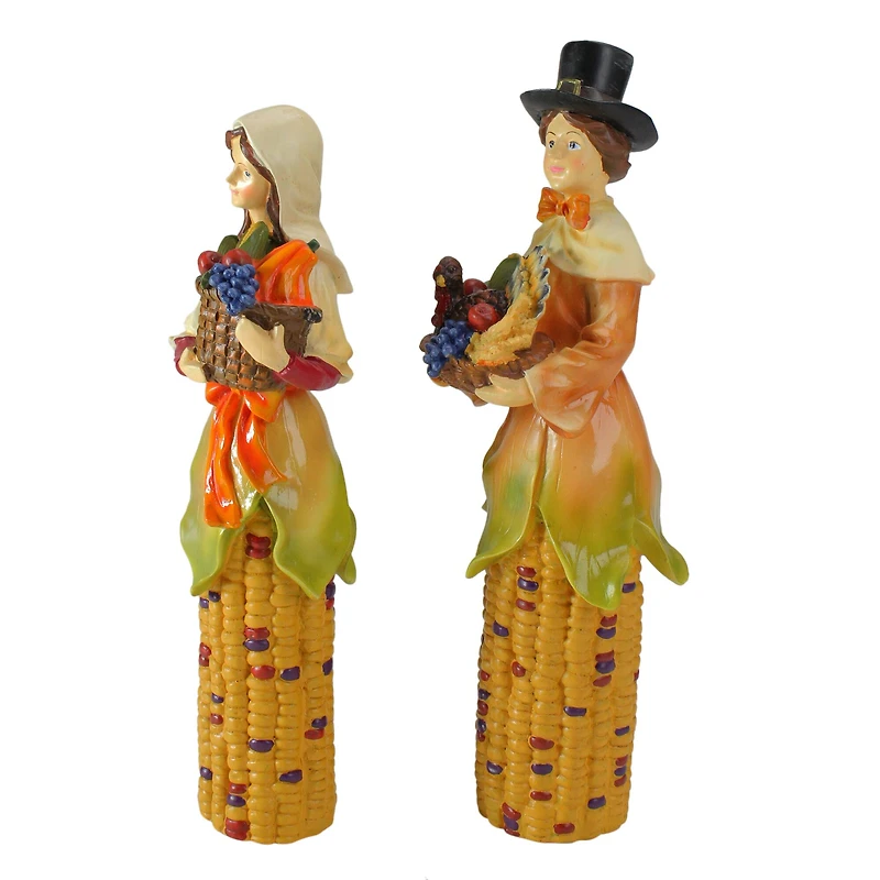 Pilgrim Autumn Harvest Table Top Decorations, 2 Pack