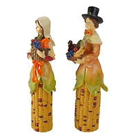 Pilgrim Autumn Harvest Table Top Decorations, 2 Pack