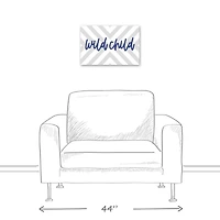 Wild Child 18" x 12" Canvas Wall Art