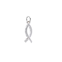 Charmalong™ Silver Plated Fish Charm by Bead Landing™