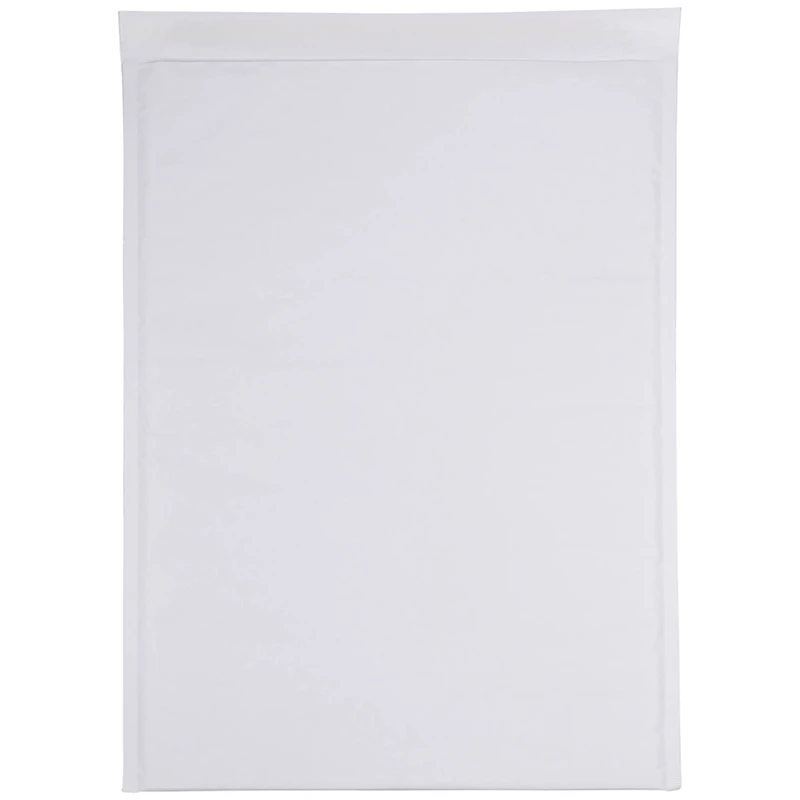 JAM Paper 12.5" x 17.5" White Kraft Bubble Lite Padded Mailers, 25ct.
