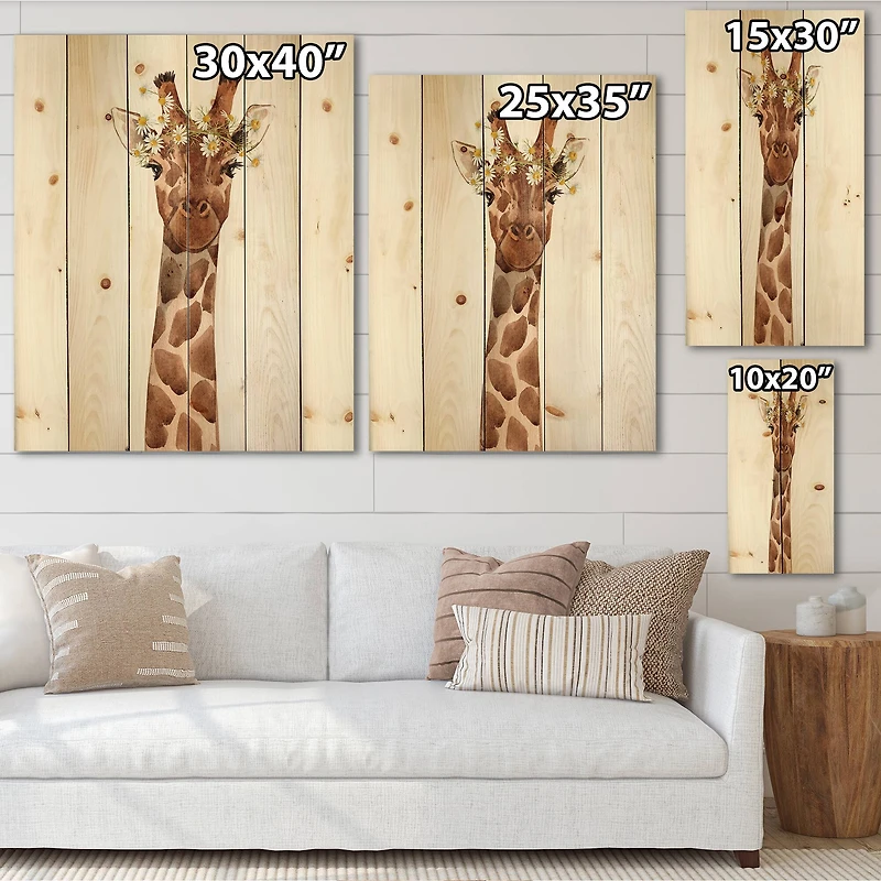 Designart - Portrait of A Giraffe XI